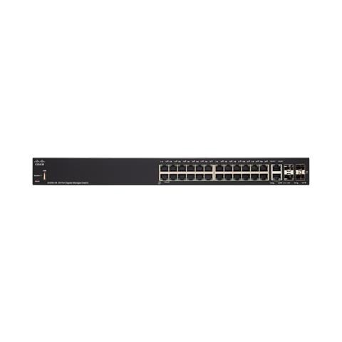 Switch Serie 350 con 24 Porte Gigabit Ethernet 10/100/1000 PoE - Foto 2