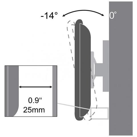 PLB-3422T 43" Nero supporto da parete per tv a schermo piatto - Foto 2