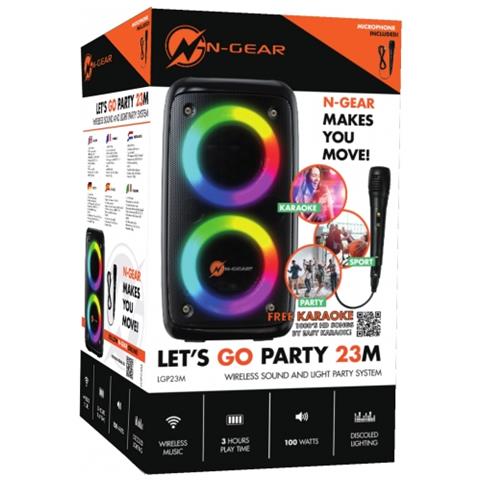 LET'S GO PARTY 23M Nero 100 W - Foto 4