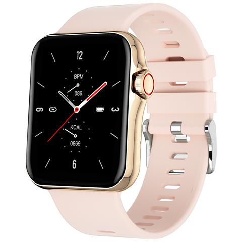CHRONUS - D06 Smart Watch Per Uomini Donne Con Chiamata Bluetooth, Smartwatch  Per Android Ios-rosa - ePRICE