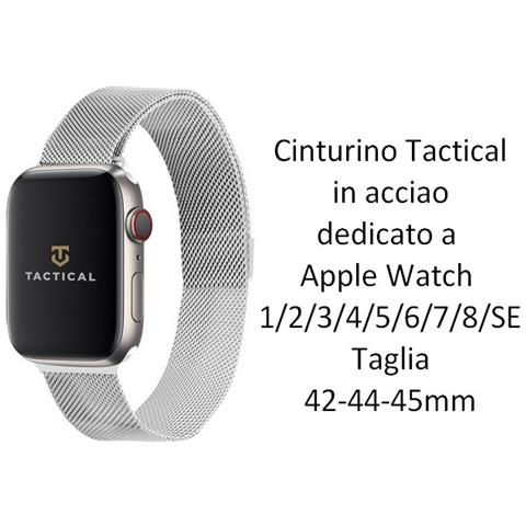 Cinturino 356 Originale Loop Magnetic Per Apple Watch 1-2-3-4-5-6-7-se 42 44 45mm Silver - Foto 2