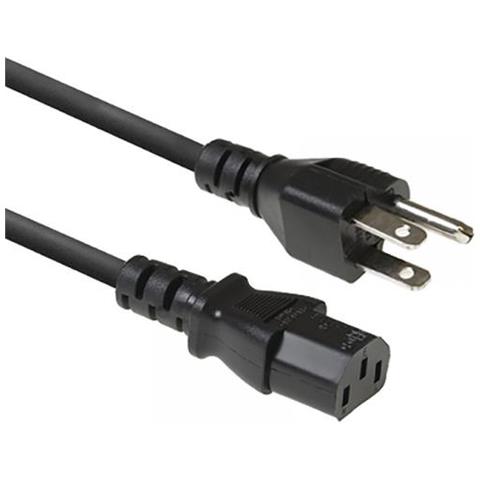 Ak5443 Cavo Di Alimentazione Nero 1 M Spina Di Alimentazione Di Tipo A Accoppiatore C13 - Foto 1