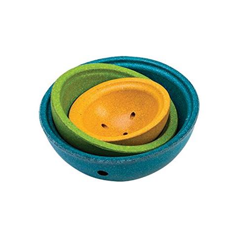 Set Fontana Per Vasca Da Bagno E Gioco Acquatico (5714) Realizzato In Modo Sostenibile Con Legno Della Gomma E Vernici E Coloranti Non Tossici Ecologico Planwood - Foto 2