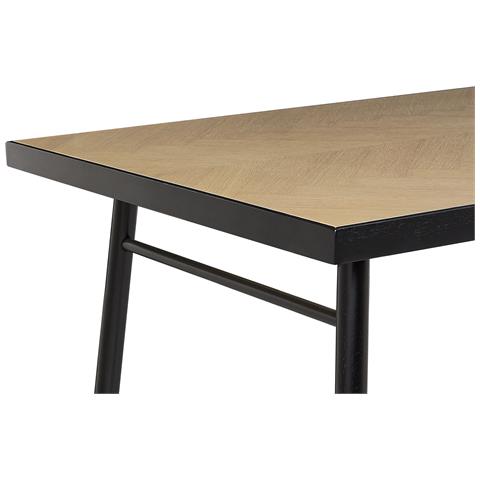 Tavolo Da Pranzo Ivorie Frassino Chiaro 180 Cm 90 Cm - Foto 2