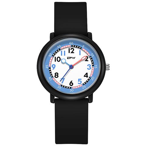 Orologio Quartz Per Bambini Impermeabile Modello Flex, Nero - Foto 1