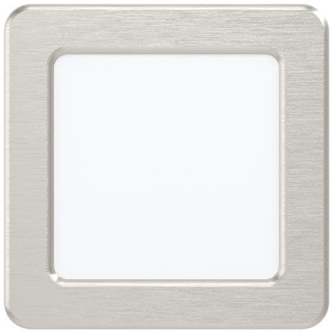 Faretto Ad Incasso Moderno Fueva 5 In Acciaio Nichel Satinato Led 5,5w - Foto 1