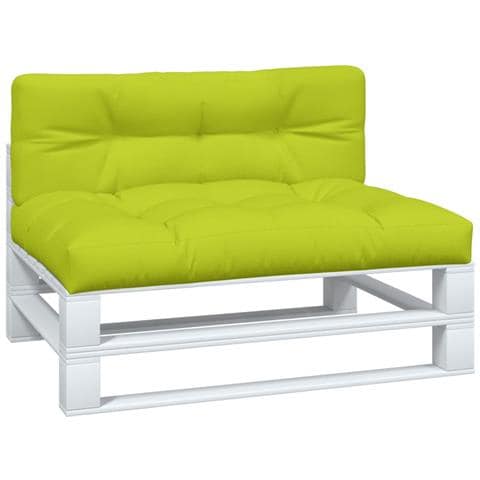 Cuscini Per Divani In Pallet 2 Pz Verde Intenso In Tessuto - Foto 3