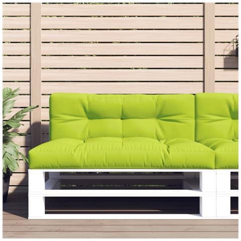 Cuscini Per Divani In Pallet 2 Pz Verde Intenso In Tessuto - Foto 1