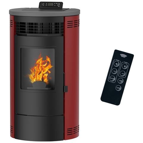 Stufa A Pellet Flavia 9,5 Kw Sannover Bordeaux - Foto 1