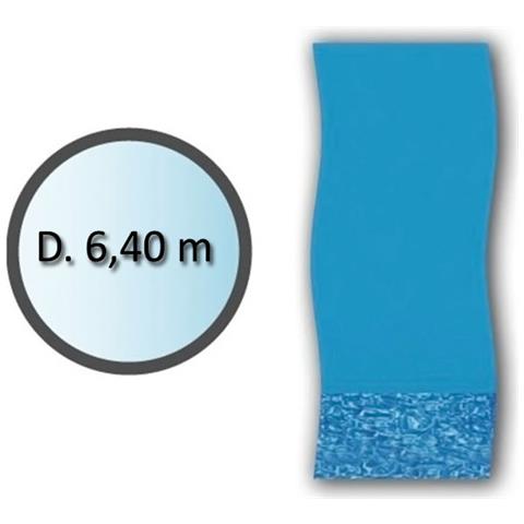 Liner Swirl Tondo D. 6,40m Per Piscine Fuori Terra - Li2148sb - Foto 1
