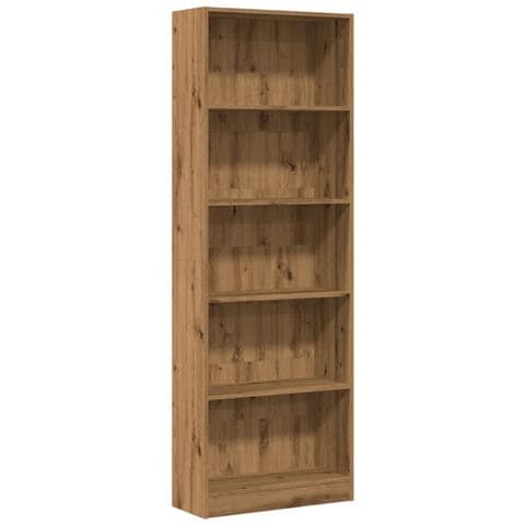 Libreria Rovere Artigianale 60x24x176 Cm In Legno Multistrato - Foto 1