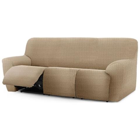 Copridivano Jaz Recliner 3 Posti Beige 200-260 - Foto 1