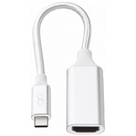 Adattatore Rinforzato Da Usb-c A Hdmi Ad Alta Velocità, Bianco - Foto 2