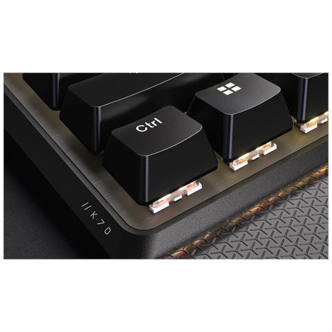 K70 CORE TKL tastiera Gaming USB + RF Wireless + Bluetooth QWERTZ Tedesco Nero - Foto 2