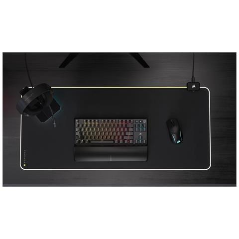 K70 CORE TKL tastiera Gaming USB + RF Wireless + Bluetooth QWERTZ Tedesco Nero - Foto 4