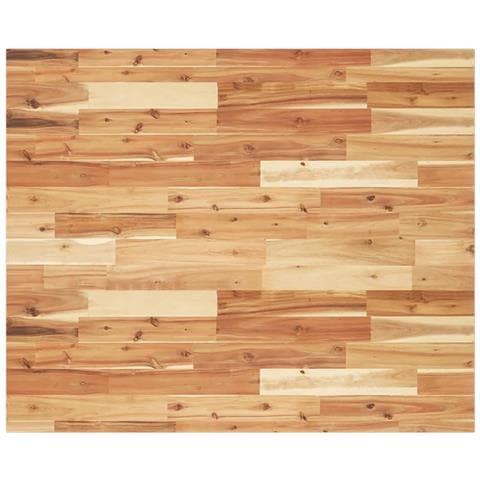 Piano Tavolo Rettangolare 100x80x2cm Legno Massello Di Acacia - Foto 2