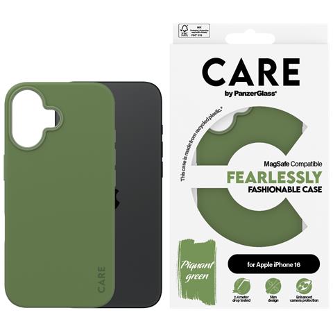 CARE by PG Green MagSafe iPhone16 6.1 custodia per cellulare Cover Trasparente - Foto 2