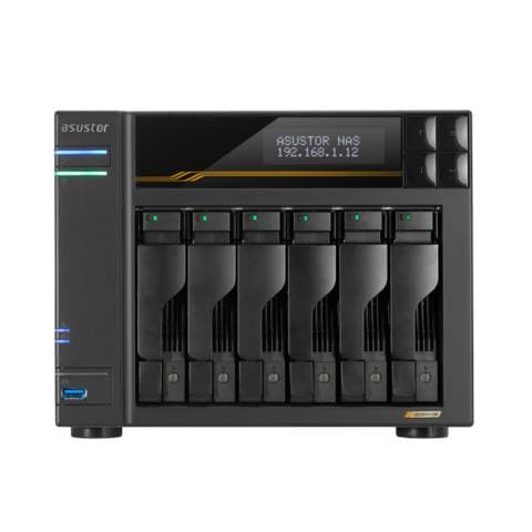 LOCKERSTOR 6 Gen3 (AS6806T) NAS Desktop AMD Ryzen V3C14 16 GB DDR5 ADM Nero - Foto 2