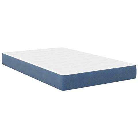 Materasso a Molle Pocket  Blu Medio 120x200x20 cm Tessuto - Foto 1