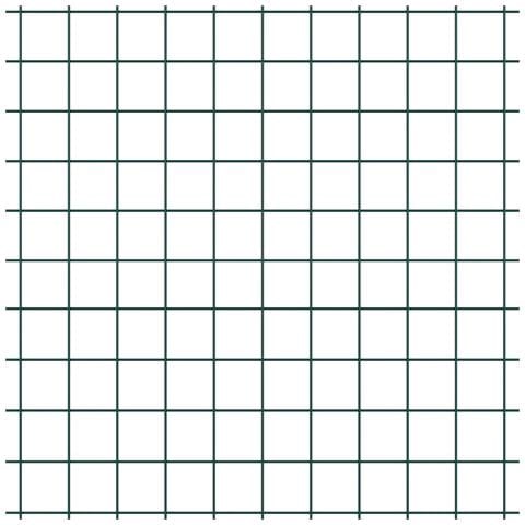 Set di Pali di Recinzione in Acciaio 2 Pezzi Verde - Foto 9