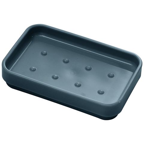 Portasapone D'appoggio In Plastica Riciclata 6398 Serie Seventy Blu Petrolio - Foto 1