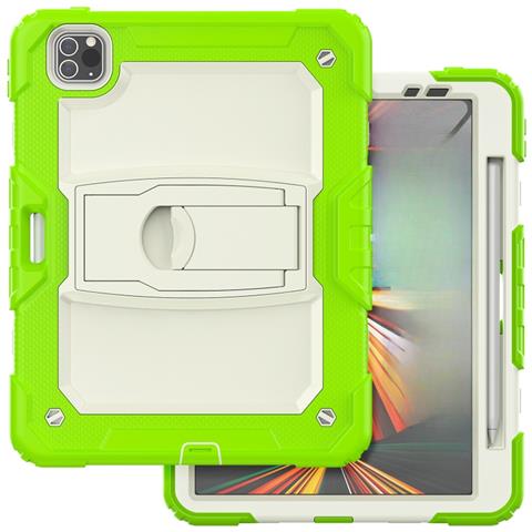 Custodia Per Ipad Pro 5/4/3 12.9” Con Supporto E Tracolla Verde - Foto 2