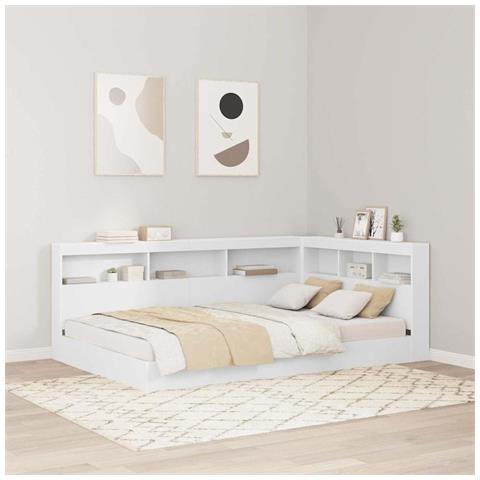 Testata contenitore Bianco 120 cm Legno multistrato - Foto 2