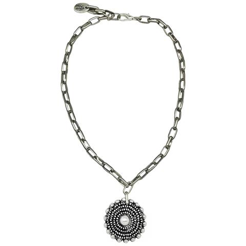 Girocollo In Stile Charro, 40 Cm, In Argento Antico - Foto 1