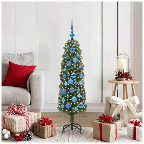 Albero di Natale artificiale con 150 LED Verde 120 cm - Foto 2