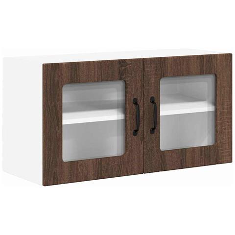 Mobile da cucina con lo scaffale Rovere Marrone 80 x 31 x 40 cm - Foto 1