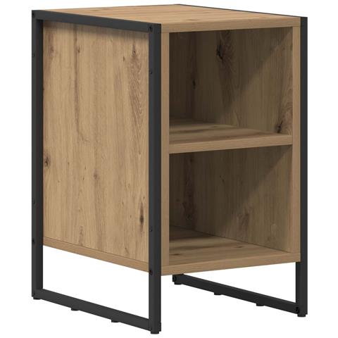 Comodino Rovere Artigianale 39.5 x 30 x 50 cm Legno multistrato - Foto 1