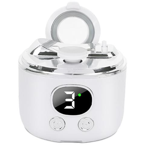 Tagliaunghie Elettrico Multifunzione Con Lente D'ingrandimento - Modello 701 Aggiornato White - Foto 1