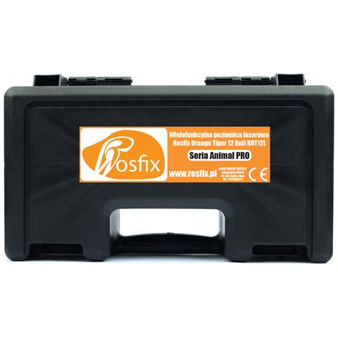 Livella Laser Orange Tiger Rot12l - 12 Linee, Set Con Treppiede 43-120cm, Occhiali Protettivi, Targa Verde, Asta 350cm | Precisione E Versatilità - Foto 2