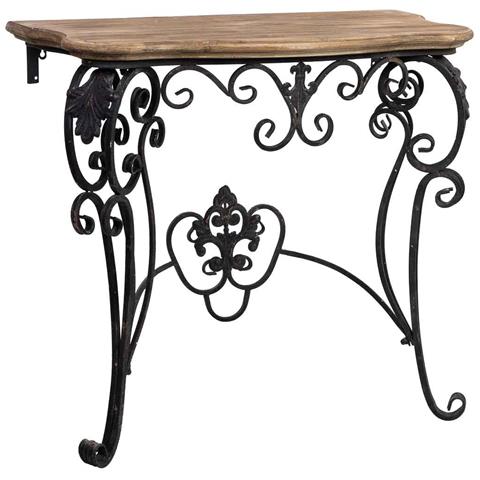 Console In Legno E Metallo Finitura Invecchiata 87x41x80h Cm - Foto 1