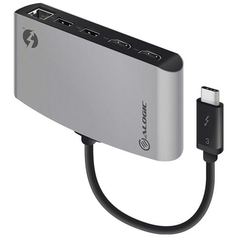 TB3D2DPBL-SGR scheda di interfaccia e adattatore DisplayPort, RJ-45, USB 3.2 Gen 1 (3.1 Gen 1) - Foto 1