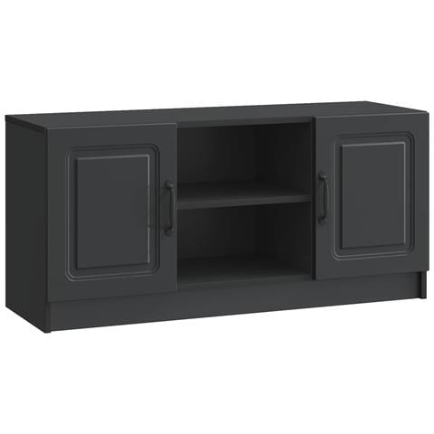 Mobile TV Nero 102 x 34,5 x 47 cm Legno ingegnerizzato - Foto 1