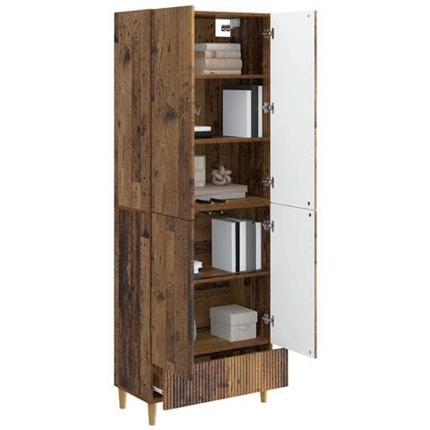 Set di armadi 2 pcs 66 x 34,5 x 95 cm Legno ingegnerizzato - Foto 2