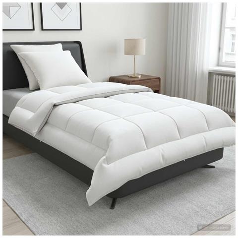 Set di piumone e cuscini 3 pz 155x220 cm Estate 140 GSM Lana - Foto 2