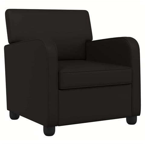 Poltrona Nero Similpelle - Foto 1
