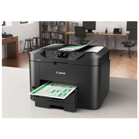 Stampante Multifunzione MAXIFY MB2750 Inkjet a Colori Stampa Copia Scansione Fax A4 24 ipm (B / N) 15,5 ipm (a Colori) Wi-Fi USB Ethernet - Foto 2