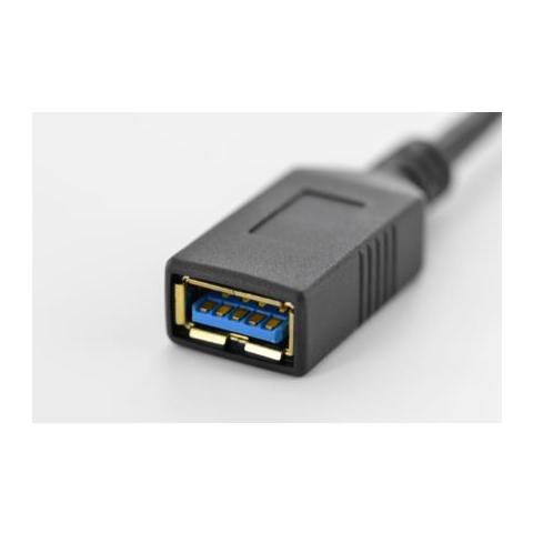 Usb Cable Type C To A M / F 015m Super Sp Ul Bl - Foto 1
