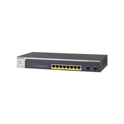 Switch con 8 Porte Gigabit Ethernet (10/100/1000) PoE+ / 2x SFP Colore Grigio - Foto 2