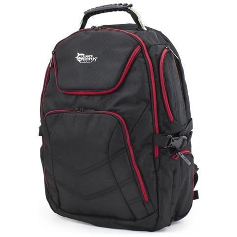 Zaino Per Notebook 17,3'' Nero / rosso - Foto 1