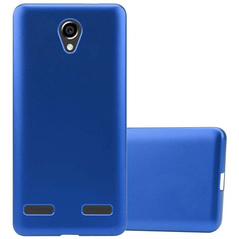Custodia Compatibile Con Zte Blade L7 In Blu Metallico - Coperchio Protettivo In Silicone Tpu Flessibile - Foto 2