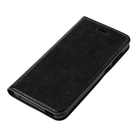 Custodia Compatibile Con Zte Blade A612 In Nero Di Notte - Coperchio Protettiva Con Chiusura Magnetica, Funzione Stand E Tasca Per Le Carte - Foto 2