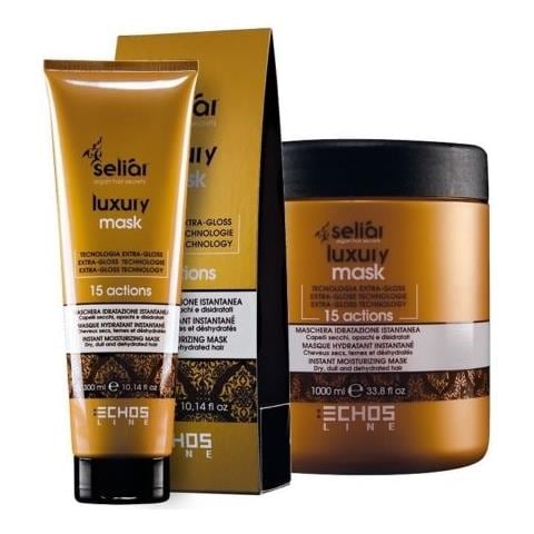 Cremone Idrataz. istantanea Seliar Luxury Capelli Secchi, isidratati 1000ml Echos - Foto 3
