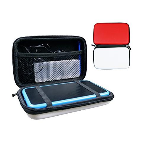 Custodia Per 2ds Nuovo Nintendo 3ds Xl Xl Nuovo E - E Custodia Rigida Resistente Agli Urti Al Nuovo Nintendo 3ds Xl Nuova E 2ds Xl Console E Accessori - Borsa Bianca E Rossa - Foto 1