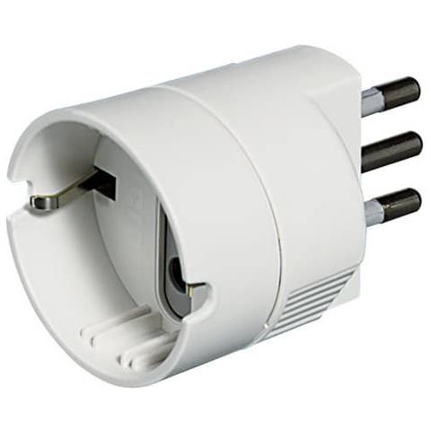 Adattatore Con Spina 10a E Presa P30 Bianco S3623de - Foto 1