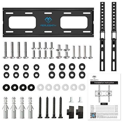 Tv Wall Bracket Panoramica Tv Supporto Per La Maggior Parte Del Led 26-55inch Lcd Oled Al Plasma E Televisori Curvo Fino A 60kg Max Vesa 400x400mm - Foto 2