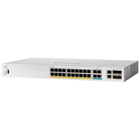 Switch di Rete CBS350-24MGP-4X Gestito L3 20 Porte Gigabit Ethernet (10/100/1000) Supporto Power over Ethernet (PoE) 1U Colore Bianco - Foto 1